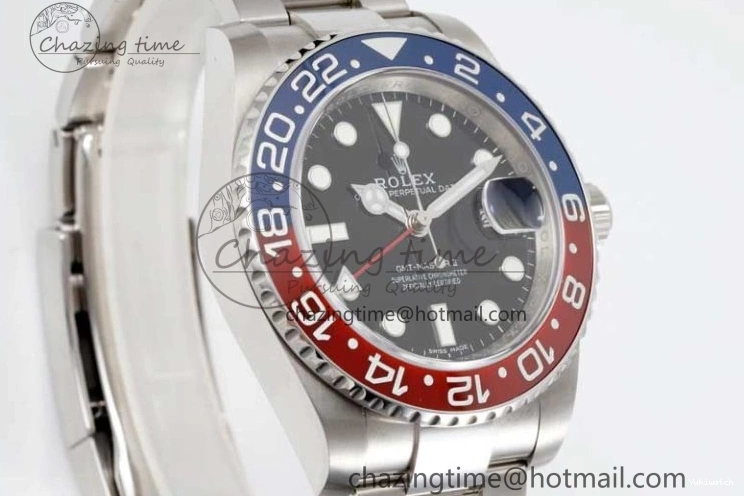 Blue Black CHS Best 1:1 Dial Ceramic Steel BLRO GMT-Master Red II Edition 904L APSF VR3186 116719 0810
